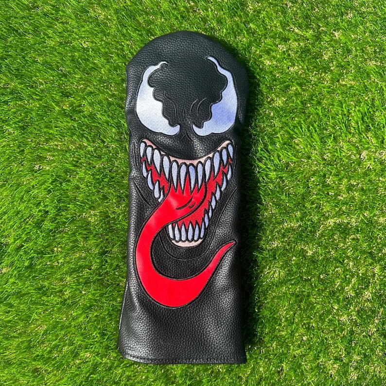 Funda para driver inspirada en Spider-Man / Funda para driver de golf / Accesorio de golf único de Spider-Man / Regalo perfecto para golfistas Venom
