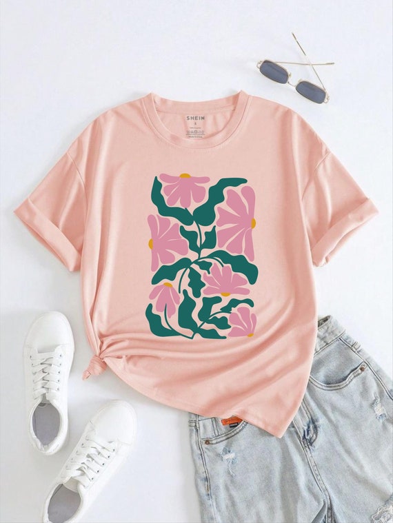 Comfort Colors Flower Shirt: Botanical Wildflower Tee