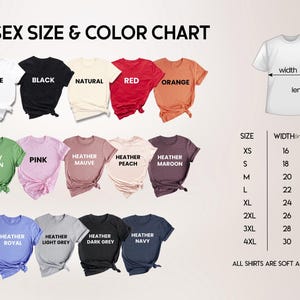 Comfort Colors Flower Shirt: Botanical Wildflower Tee image 4