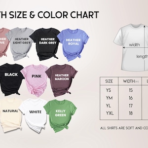 Comfort Colors Flower Shirt: Botanical Wildflower Tee image 5