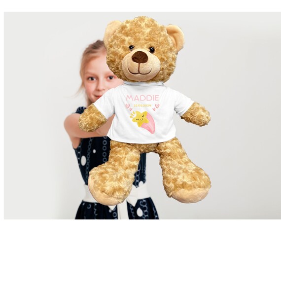 Teddy bear with child's name sales