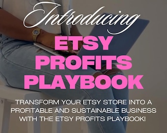 Etsy Profits Playbook, Etsy Guide, Selling on Etsy, Digital Products, Master Resell Rights, Faceless Digital Marketing, PLR, MRR