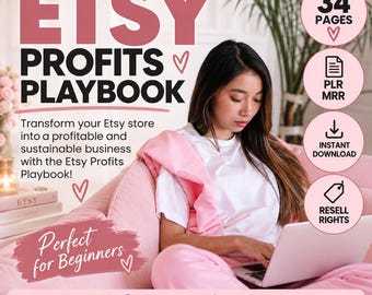 Etsy Beginners Guide, PLR MRR, Selling on Etsy, How To Sell On Etsy, Digital Products, Master Resell Rights, Faceless Digital Marketing