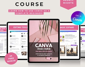 Canva-crashcursus 2025: beginnershandleiding voor beginners, PLR, MRR, master-resellrechten, Done For You, DFY, digitale producten, canva-sjabloon