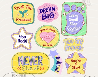 Positive Affirmation Png, Motivational PNG, Mental Health Png, Inspirational Quotes PNG, Self Love Png, Digital Download