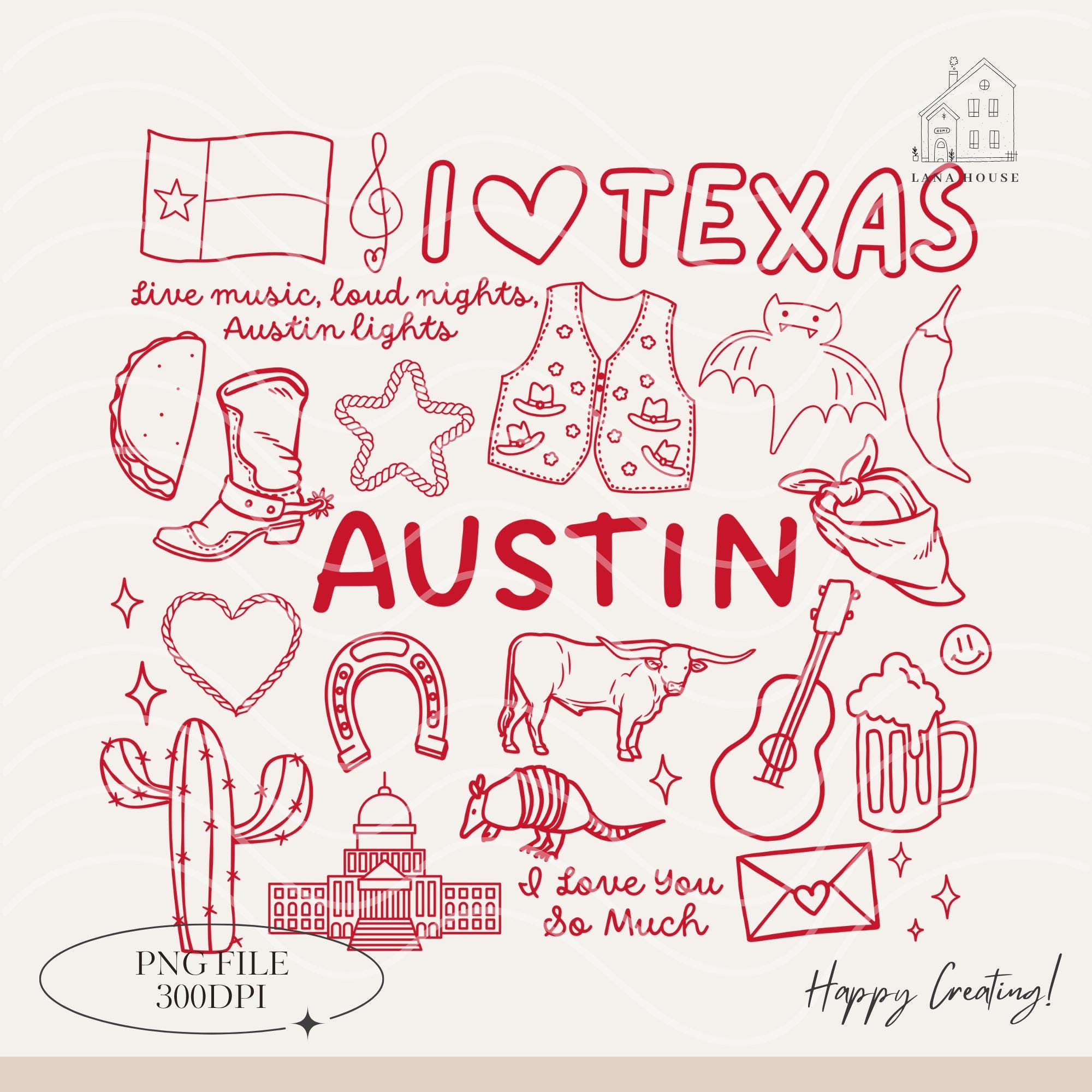 Austin Texas Wall Art - Etsy, image size:2000x2000