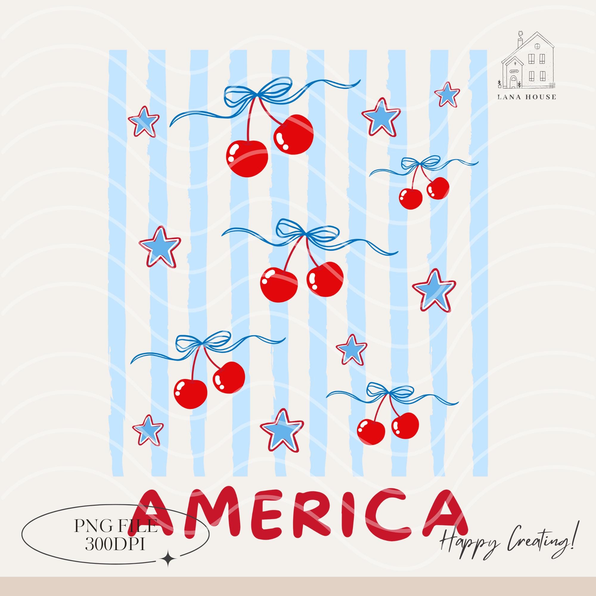 Coquette USA Png, 4th July Cherry PNG, Cherry Coquette Png, America PNG ...