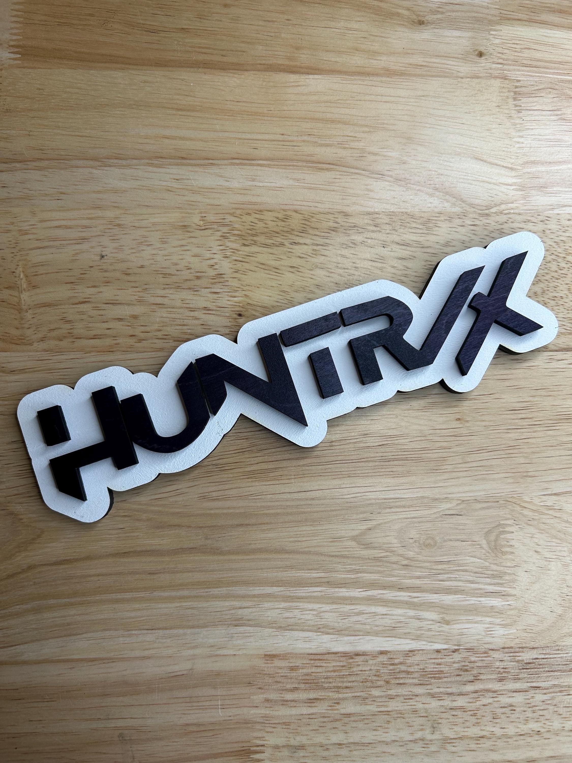 Huntr/x Logo Handmade Wooden Sign - Huntrix K-POP Demon Hunters
