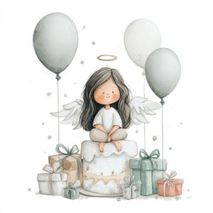 1000 + Floral Happy Birthday Card : Whimsical Digital Gift for Her image 6