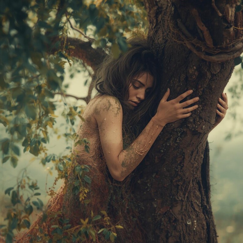 15 Forest Goddess Surreal Woman Art – Nature Spirit Portraits for Boho ...