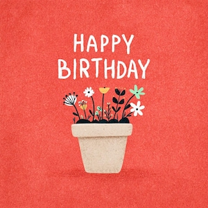 1000 + Floral Happy Birthday Card : Whimsical Digital Gift for Her image 8