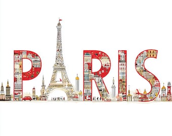 20 Paris City Clipart PNG: Watercolor Eiffel Tower Art for Crafters