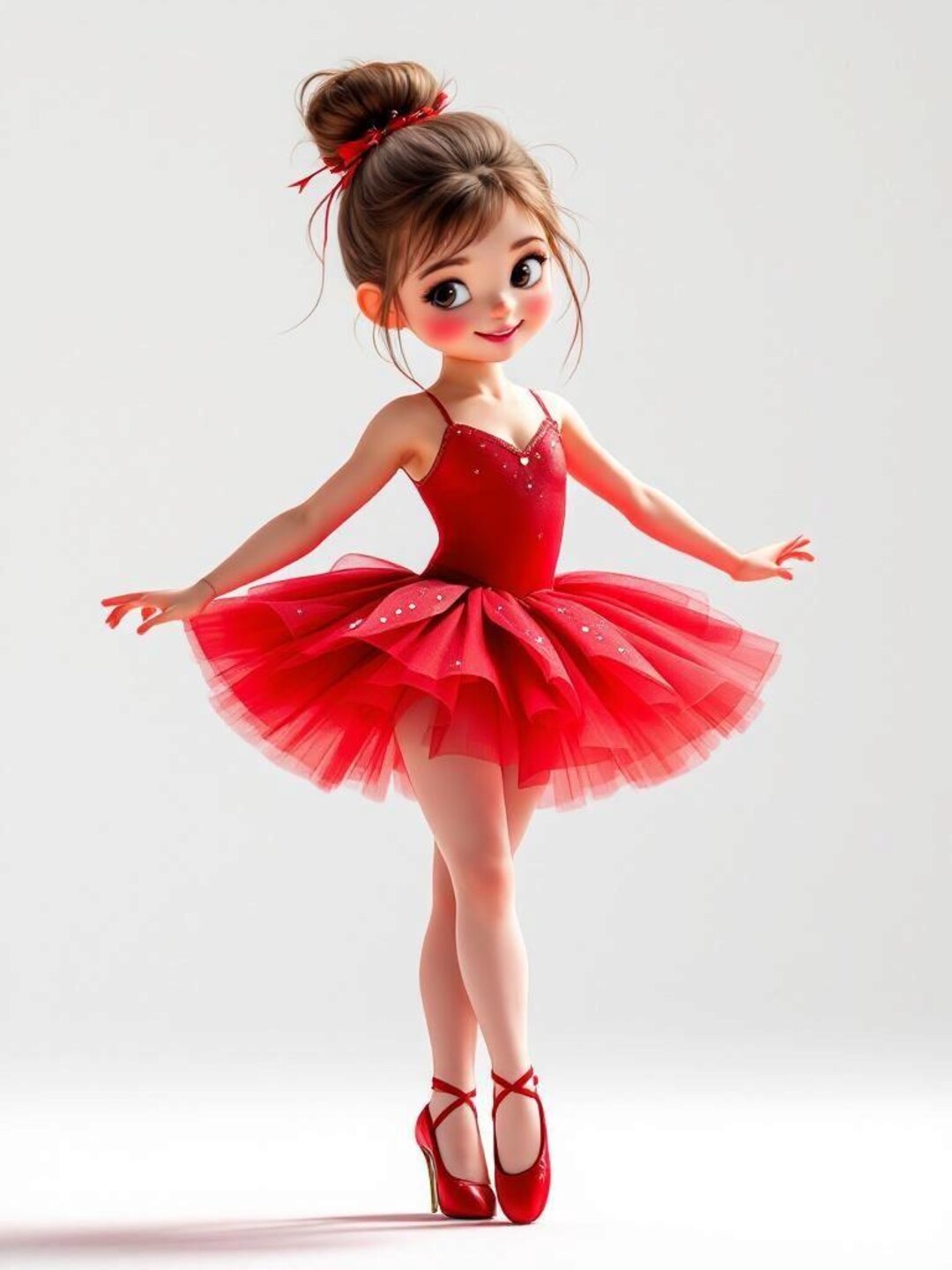 Ballerina Clipart Bundle – Pink Ballet Girl PNG & JPG (digital Download ...
