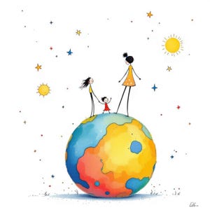 Druckbare Muttertagskartenvorlage, alles Gute zum Muttertag, druckbare Karten, 10 Aquarell-hochwertige PNG-Set PNG, schön, sofort Download