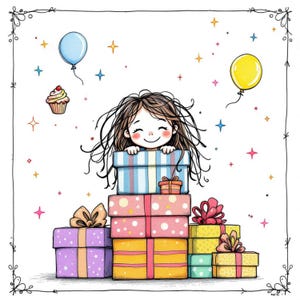 15 Watercolor Happy Birthday Clipart Set, Birthday Party PNG , Balloons, Birthday Invitations, Card, Decor, birthday happiness