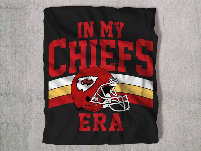 In My Chiefs Era Blanket Travis Kelce Swift Blanket Football Kansas