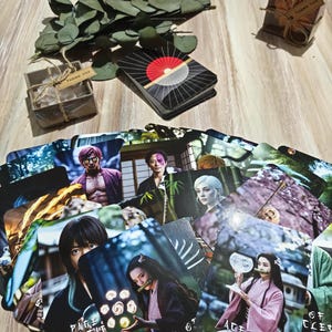 New!! D Slayer Tarot Card,Tarot Deck,Anime Unique Tarot Deck,78 Tarot Cards, Custom Design, Oracle Deck,Artificial Intelligence