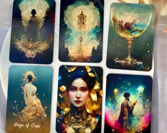 Lune de L'univers Tarot Deck: Modern Interpretation, 78 Cards Oracle tarot