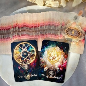 Baralho de Tarô Lune de lunivers, Cartas de Tarô, Baralho de Tarô de 78 cartas, inteligência artificial, Baralho, Guia de Tarô, Leituras de Tarô, Baralho de Oráculo