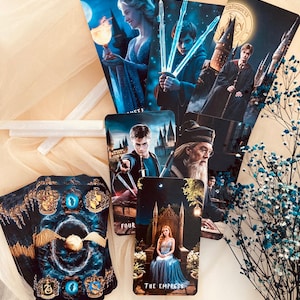 Novo!!!Baralho de Tarô The Magician, Baralho de Tarô, Baralho de Tarô Único, 78 Cartas de Tarô, Design Personalizado, Baralho de Oráculo, Inteligência Artificial