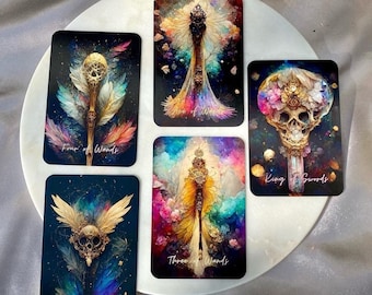 Lune de L'univers Tarot Deck: Moderne Interpretation, 78 Karten mit Spielbuch