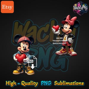Cute Minnie Mouse | Urban Minnie Png | Urban Trap Design | Wacky Fan Art | Instant Digital Download | Sublimation | Fantasy T-Shirt | PNG |