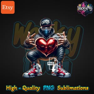 Urban Hip-Hop Gangster | Urban Trap Designs | Wacky Fan Art | Instant Digital Download | Sublimation | Best Bunny | PNG |
