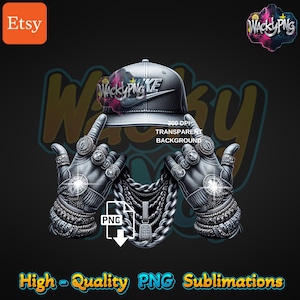Hip-hop Gangster Mask Png Designs | Urban Trap Design | Wacky Fan Art | Dtf PNG |