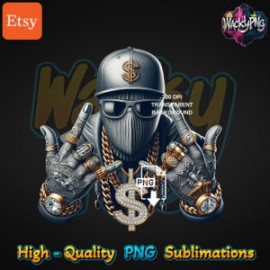 Urban Trap Designs - Bold Streetwear Aesthetic Digital Designs for Crafts & Branding | Urban Trap Design | Wacky Fan Art | PNG |
