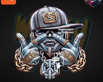 Urban Trap Designs | Wacky Fan Art | Dtf PNG |
