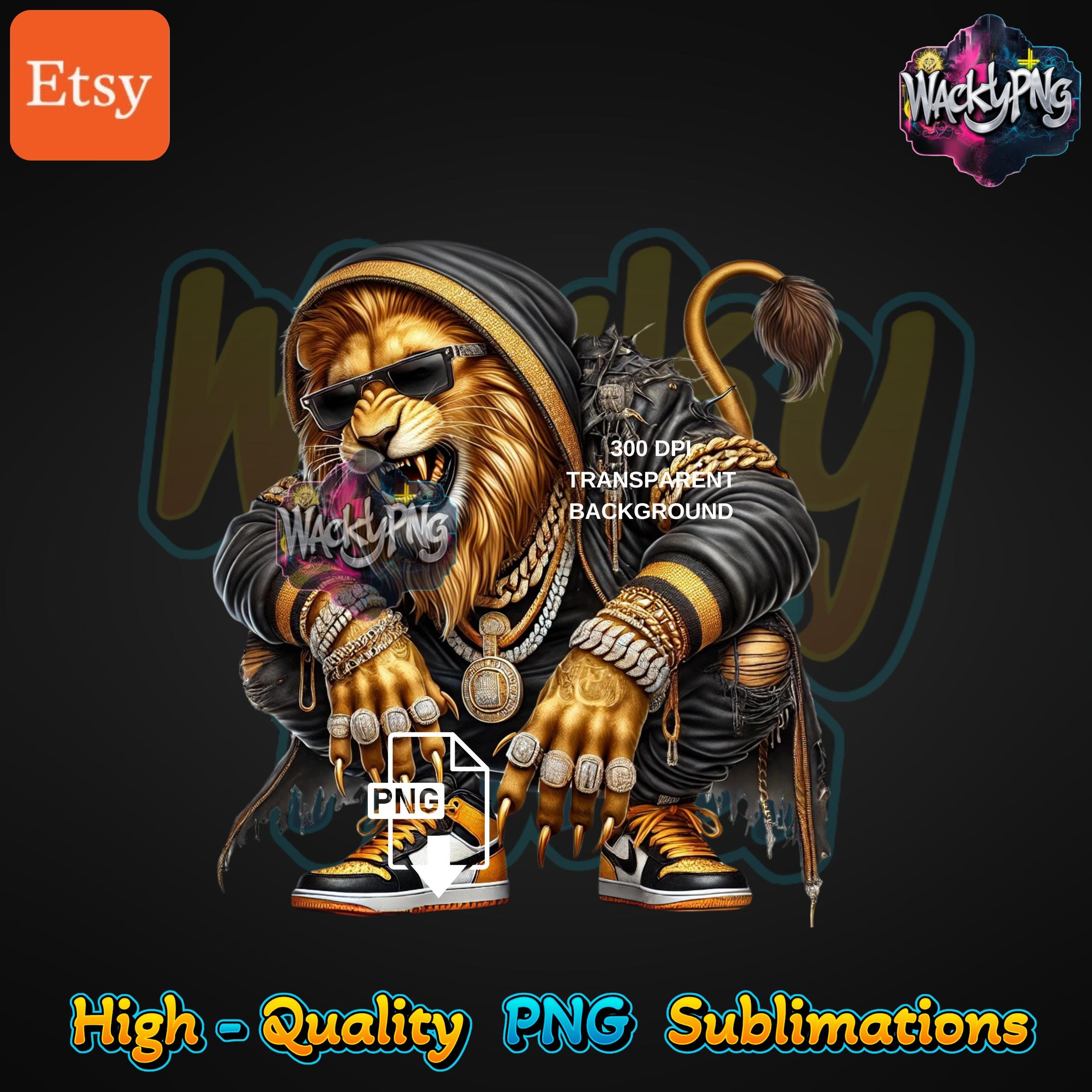 Graffiti Lion PNG: Urban Hip Hop Art - Digital Download - Etsy Israel