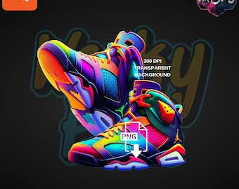 Luxury Sneakers PNG | Urban Trap Designs | Wacky Fan Art | Dtf PNG |