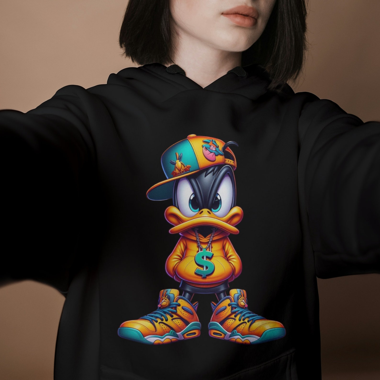 Gangster Black Duck,urban Trap Art, Urban Duck Trap Designs,pop Culture ...