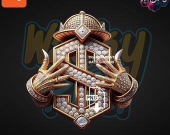 Gangsterfalle PNG: Streetwear Design (Digitaler Download)