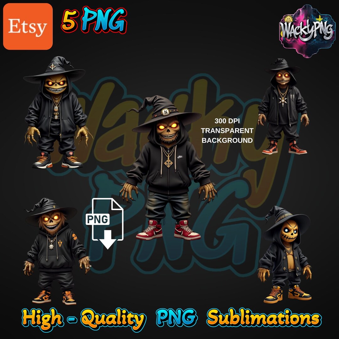 Urban Scarecrow Designs | Urban Trap Designs | Wacky Fan Art | Instant ...