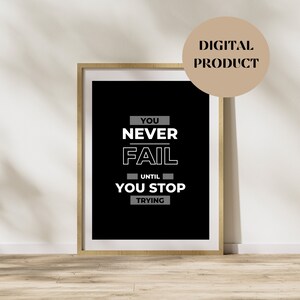 Motivation Poster| Entrepreneur Wall Art| Printable Wall Art| Home Office Decor| Inspirational Wall Art| Modern Home Office Prints