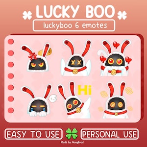Animated Bangboo Emoticon Pack for Twitch | Youtube | Bit Badges | Discord | Sub Badges | Sticker | ZZZ | Zenless Zone Zero | Lucky Boo