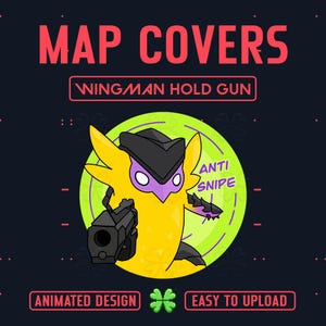 Cubierta de mapa de Valorant Wingman Hold Gun / Superposición de Valorant / HUD personalizable / Mapa de Valorant / Superposición de transmisión Twitch / Emotes de Valorant / Gekko.