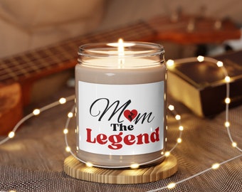 Mom the Legend Scented Soy Candle, 9oz