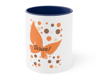 Thrive Inspirational Accent Coffee Mug, 11oz