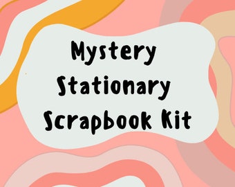 Kit de scrapbooking fixe Mystery | Kit de démarrage principal escargot | Kit de journal indésirable