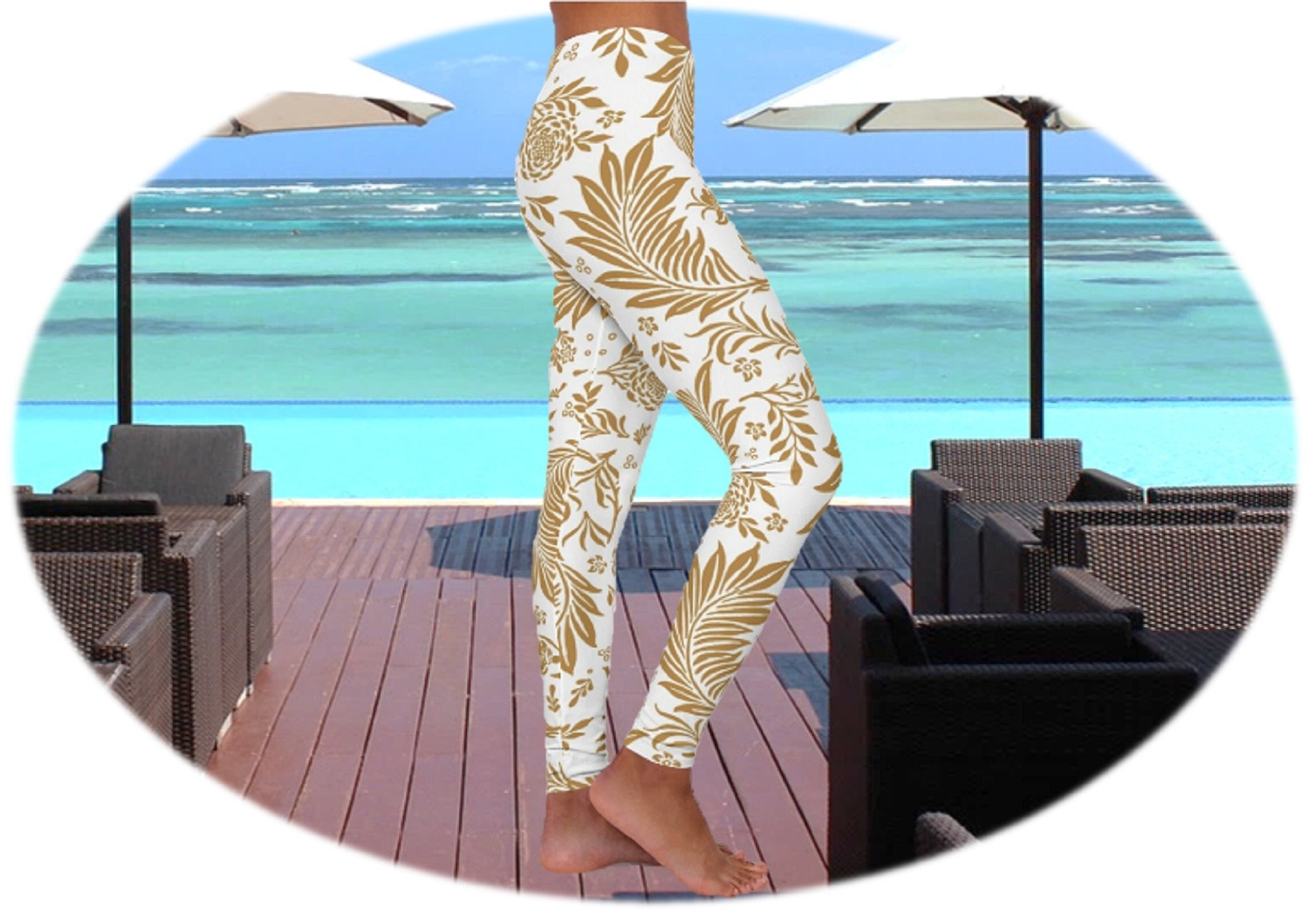 Childrens gold leggings uk online