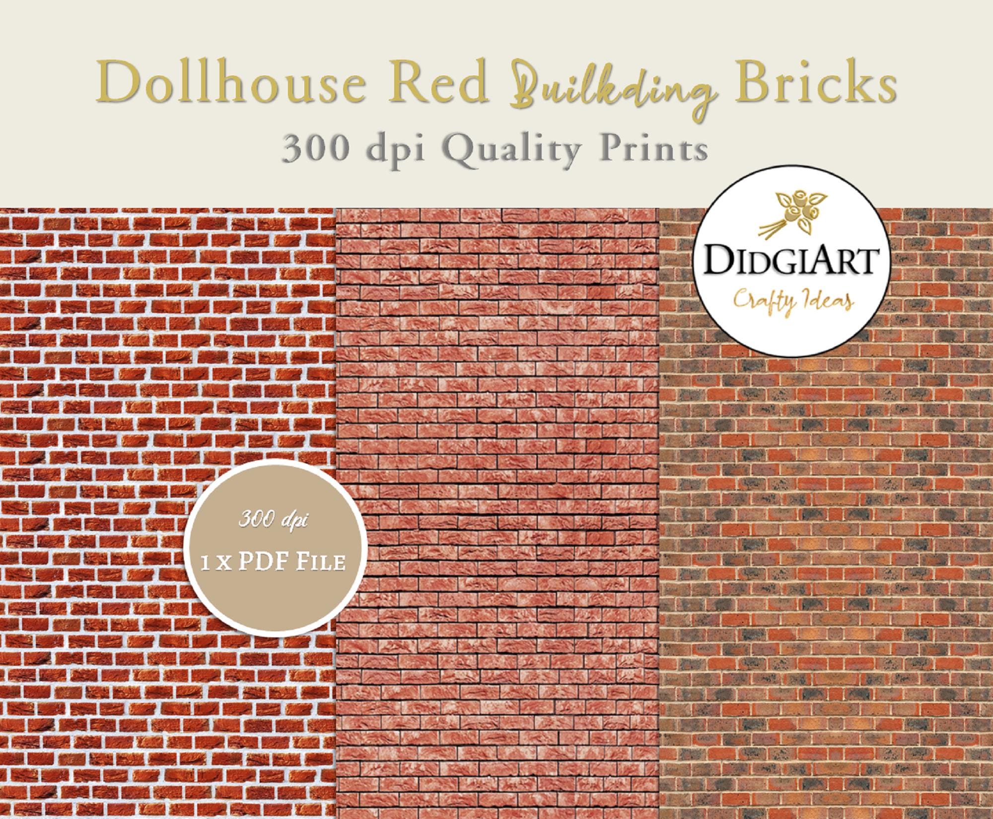 1/24 Brick Paper - Etsy 1-24-brick-paper-etsy