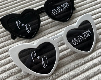 Sonnenbrille Hochzeit personalisiert