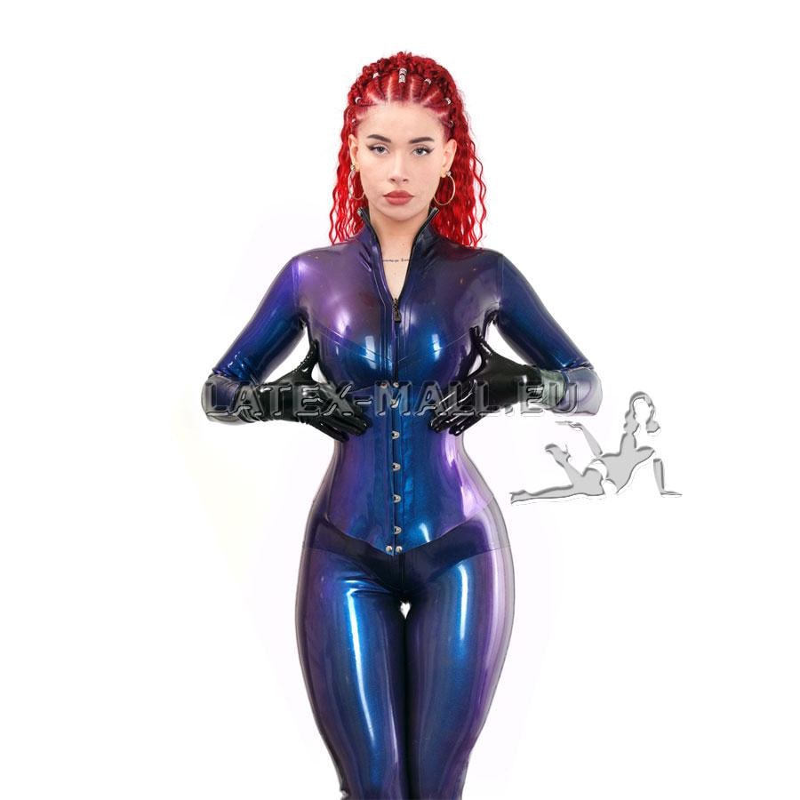 Libidex 青 ラバーコルセットドレス　ラテックス　ラバー Libidex 青 ラバーコルセットドレス ラテックス ラバー
