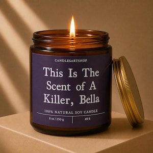 Twilight Inspired Candle | This Is The Scent of A Killer, Bella | Handmade 8oz Jar