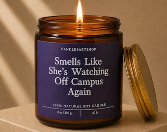 Smells Like She’s Watching Off Campus Again | Hockey Romance | 8 oz Soy Wax