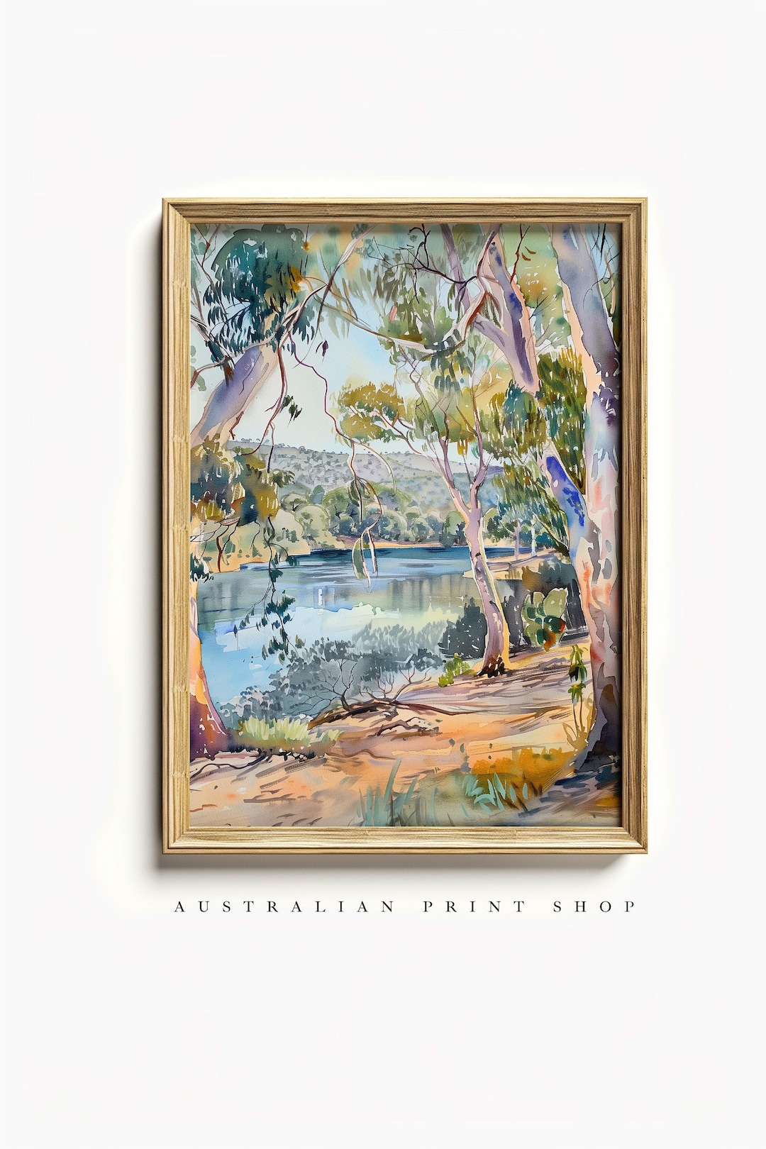 Captivating Australian Sunrise Australian Landscape Artwork Eucalyptus ...