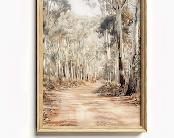 Australian Farmhouse Print Bush Trails Australian Print Gum Tree Outback Scenes Perfect Rural Wall Art Digital Download Outback Australia