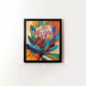 Australian Banksia Flower Abstract Art Digital Download Botanical Wall Art Native Banksia Flowers Printable Australian Native Flower